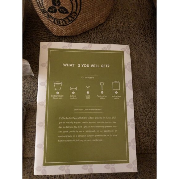 Garden Republic Bonsai Tree Seed Starter Kit Flower Pots Plant Markers Gift - Picture 3 of 4